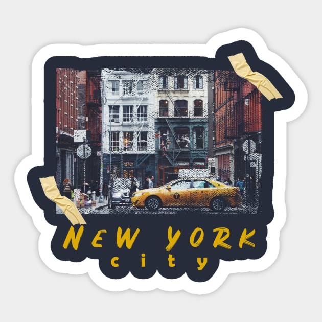 NYC Street Sticker by DoyDrCreative